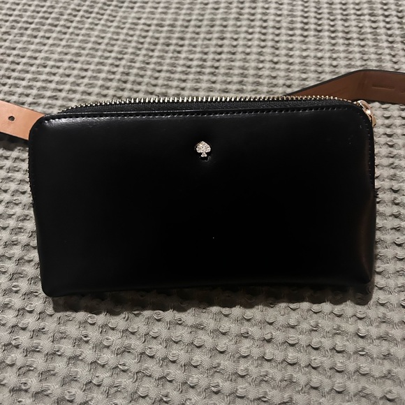 Kate Spade Black Leather Crossbody Bag - Picture 2 of 5